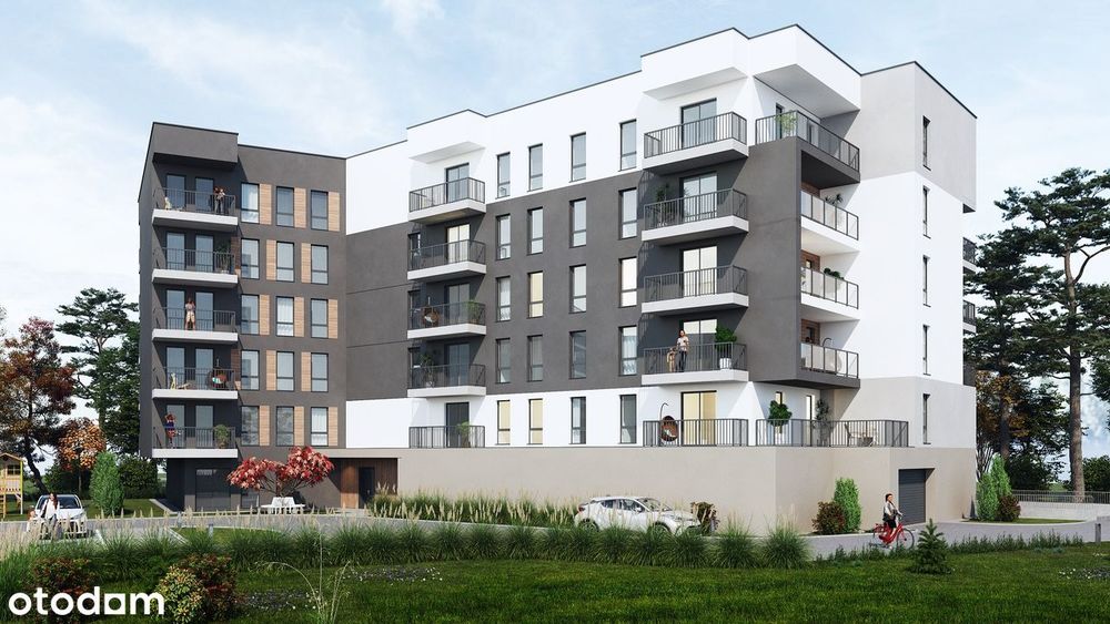Nowoczesny Apartament z Dwoma Balkonami w Centrum - 3 Pokoje