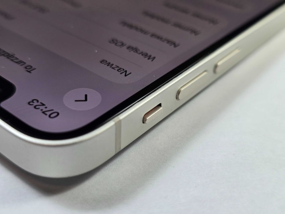 iPhone 13 mini 128GB / Starlight / Grade B / BAT 74% / Gwarancja + ładowarka