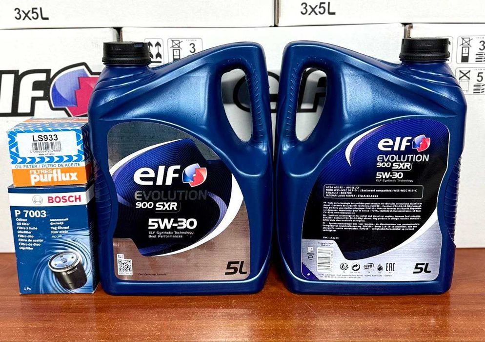 Моторна олива Ельф Elf evolution 900 SXR 5w-30 5 л.