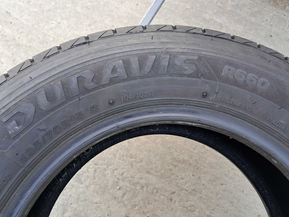 Резина літо 99% протектор Bridgestone 195/70 R15C Duravis R660