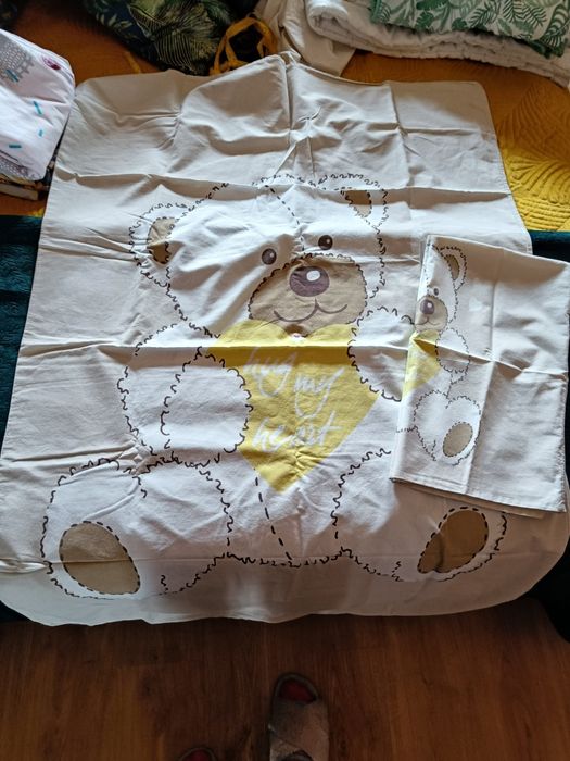 Pościel 135x100 Masza i niedźwiedź słonik wróżki miś helou kitty