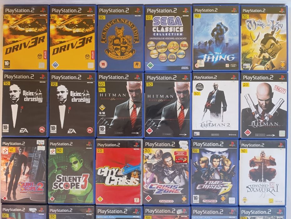 Kolekcja gier na PS2 * Nr. 6/9 * Sprawdź * 313 Pozycji * wysyłka gry *