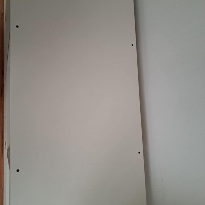 Bialy regał, szafka 146x146x38