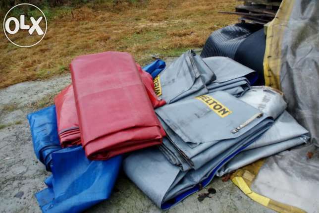 Plandeka z naczepy Kurtyna przykrycie dachu Słomy Firanka