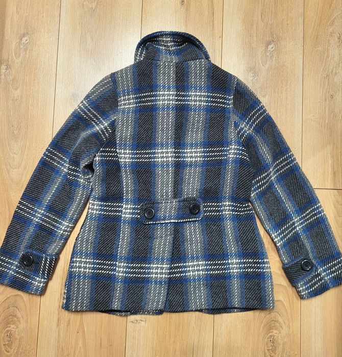 Płaszczyk w modną  kratkę 40% #wełna #jesien #zima  YD 9-10 lat 140