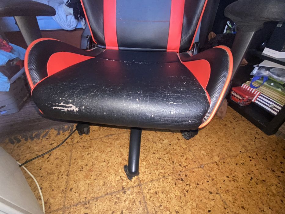 Cadeira gaming Alpha Gamer Pollux Vermelha e Preta