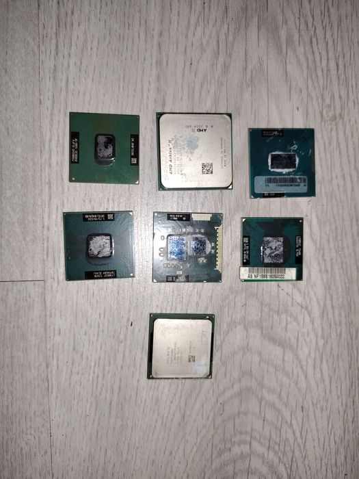 Procesory 7szt złom elektroniczny na odzysk