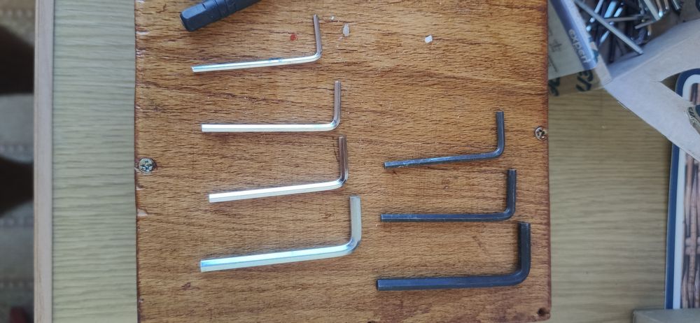 Шестигранники 2мм 2,5мм 3мм 4мм, голівки.