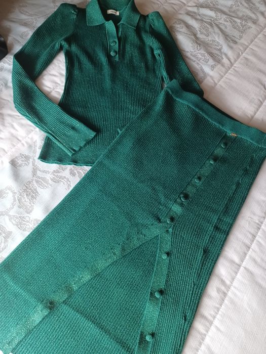 Saia + camisola fracomina semi novo