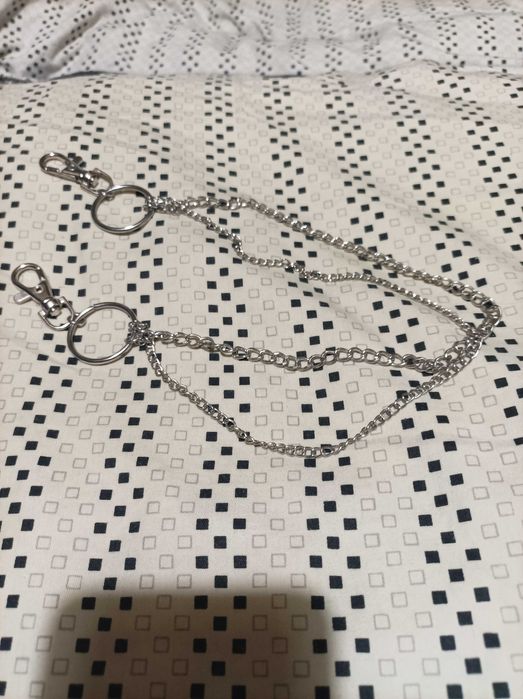 Łańcuch do spodni z dwoma obręczami 49 cm