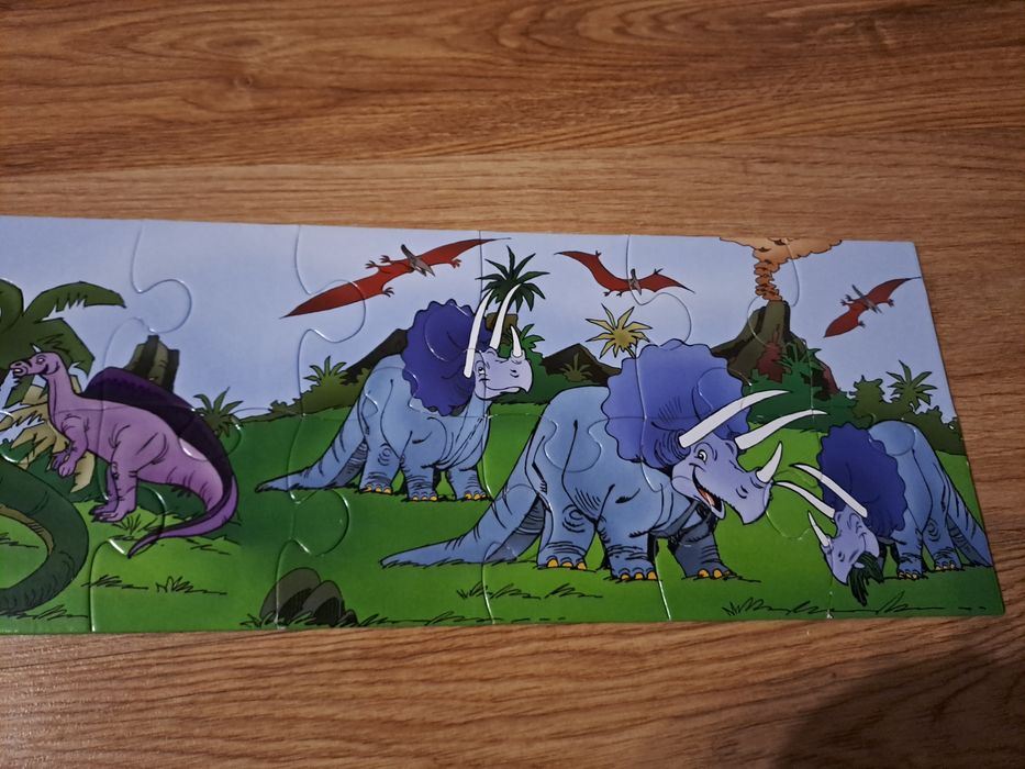 Puzzle Playtive Junior 5+ Colouring Fan Dinosaurs