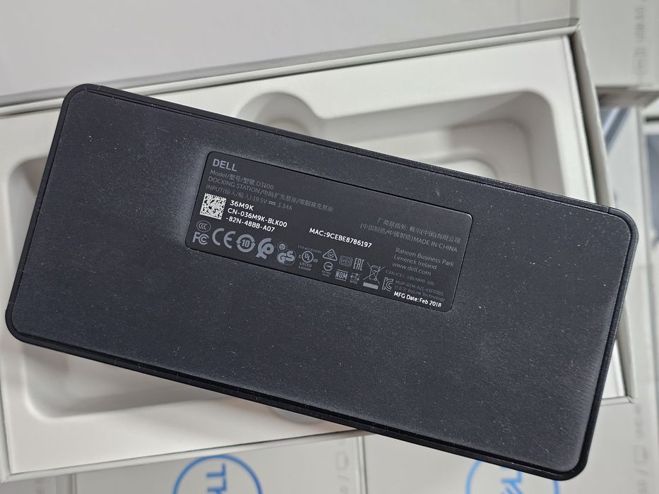 Док-станція Dell Dock D3100 UHD 4K Tripple Video