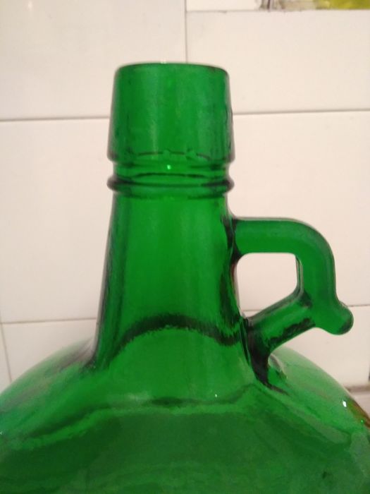 Garrafão Vidro Antigo Com Asa64409301924481121