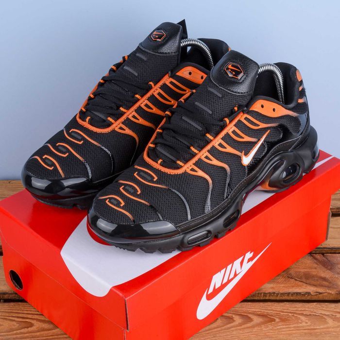(1959) Акція! Кросівки Nike Air Max TN Plus чорні (41 42 43 44) найк найки