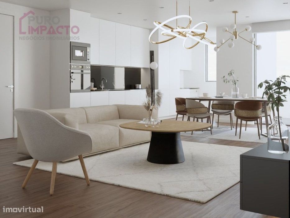 NOVO T1 1º piso em Águas Santas com Varanda