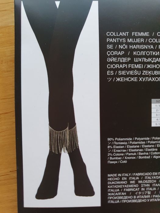 Nowe rajstopy Calzedonia s/m czarne dżety special edition