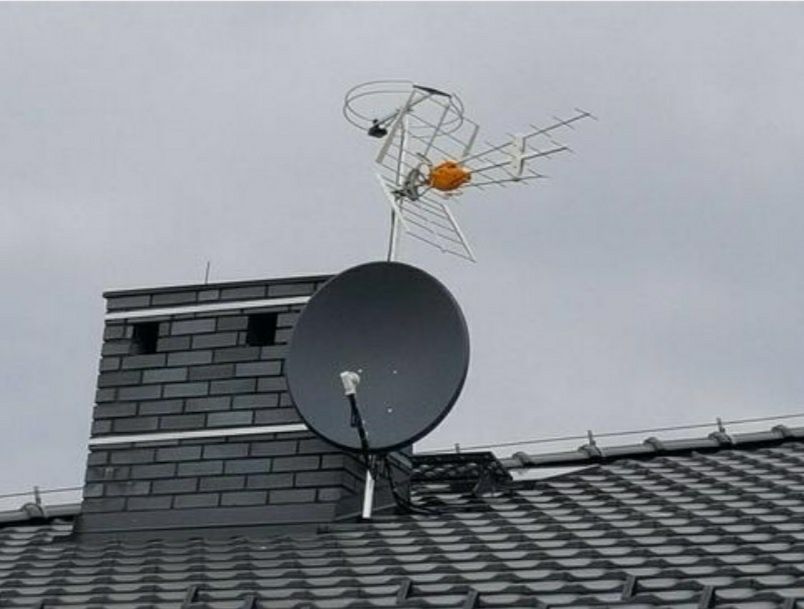 Montaż anten sat. Montaż telewizji. Ustawienie anteny. Montaż internet