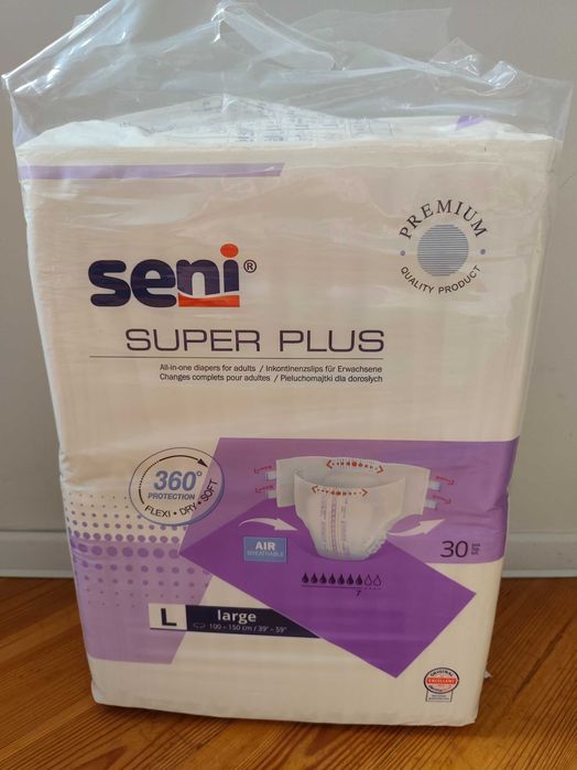 Pieluchomajtki dla dorosłych SENI Super Plus L
