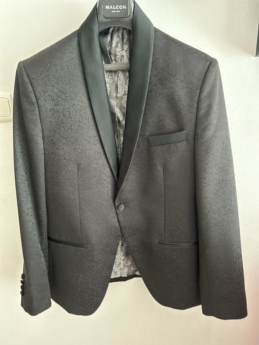 Skoking czarny zakardowy