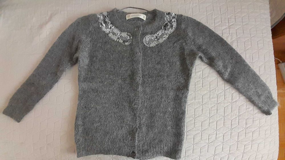 Sweter z mohairu i wełny