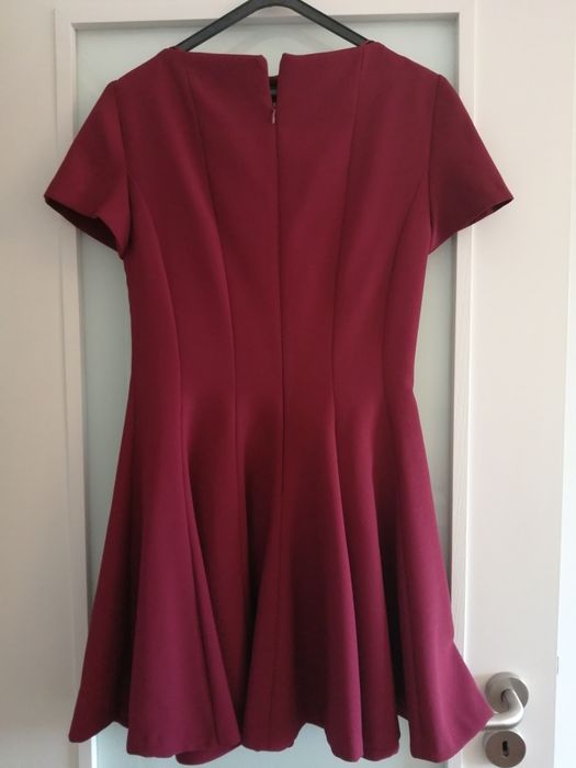 Vestido Zara Bordeaux S