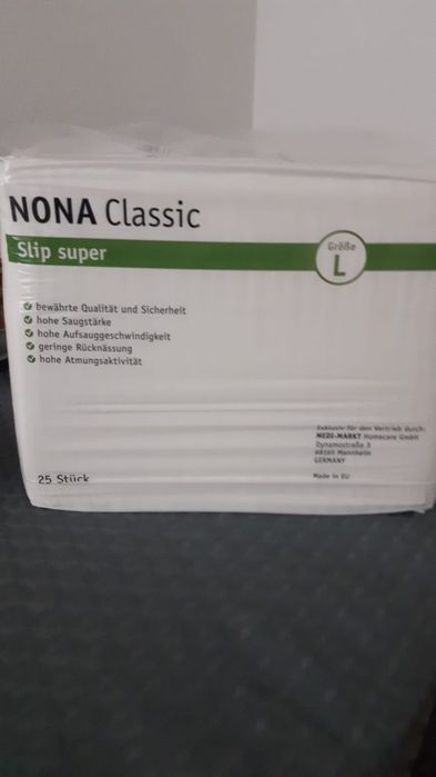 Подгузники,Памперсы для взрослых NONA Classic Slip super 110-150 см