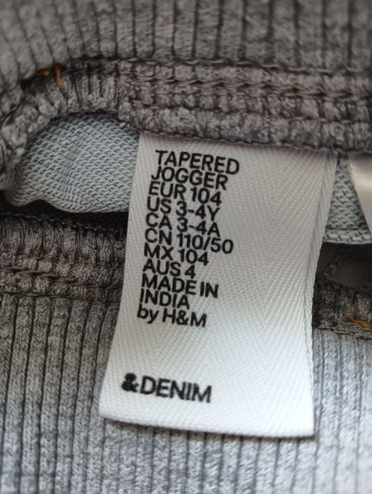 Calças de ganga/jogger 3-4anos (104cm) da H&M
