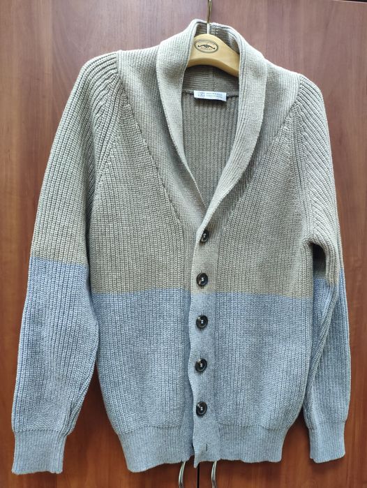 Мужской кардиган Brunello Cacinelli sz 52 woll