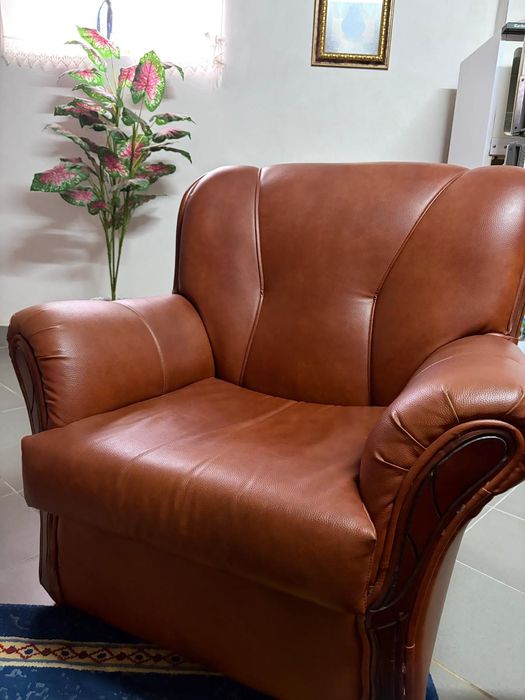 Conjunto de Sofás castanhos64551671433347120