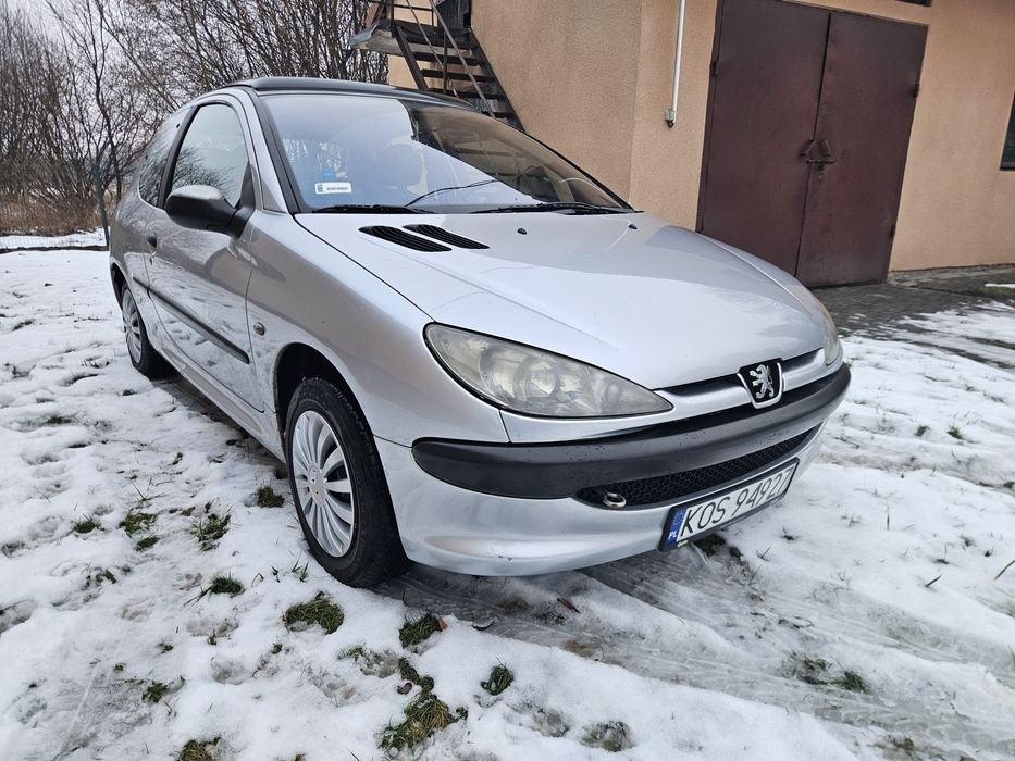 Peugeot 206, klima, szyberdach, opony zimowe