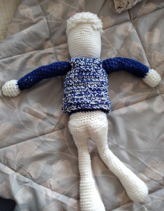 Rapazinho amigurumi tamanho grande