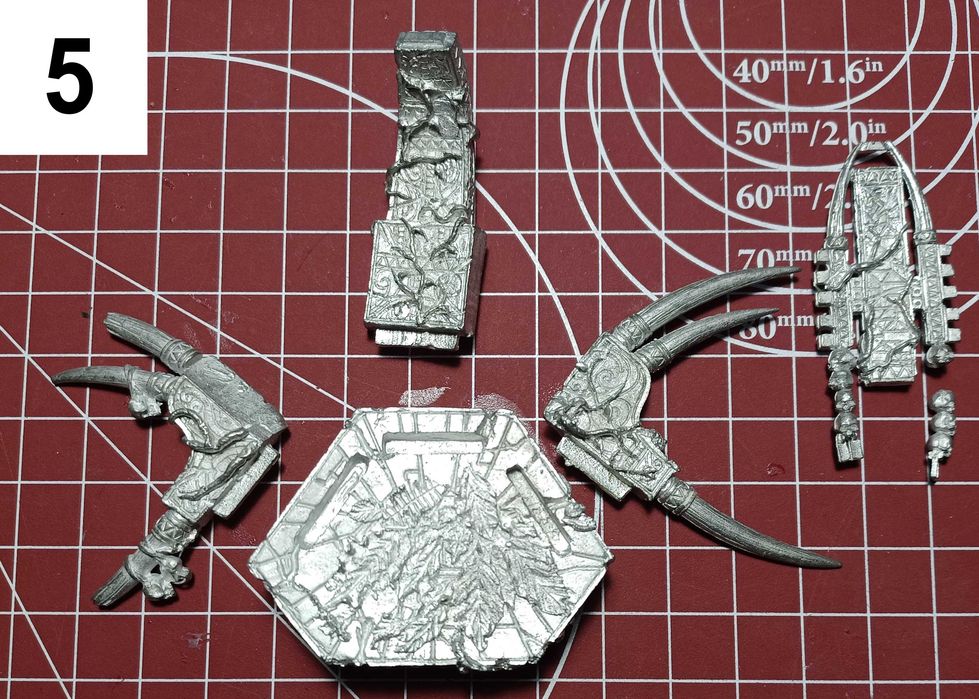 Warhammer Fantasy Lizardmen dużo metalowych bitsów/części figurek