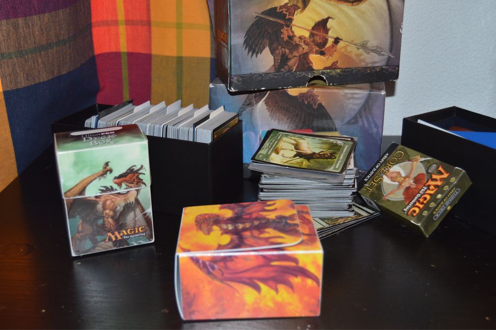 Cartas magic (cartas/caixas/capas de cartas)