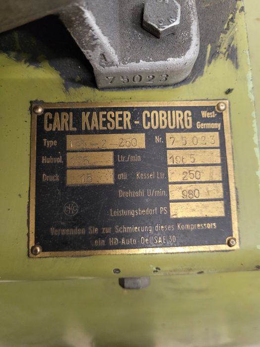 Kompresor Sprężarka Kaeser 250L