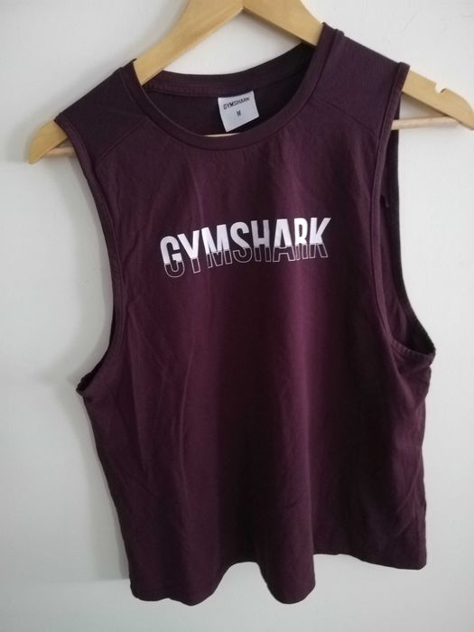 koszulka Gymshark M 38 bordo bokserka m 38 gymshark