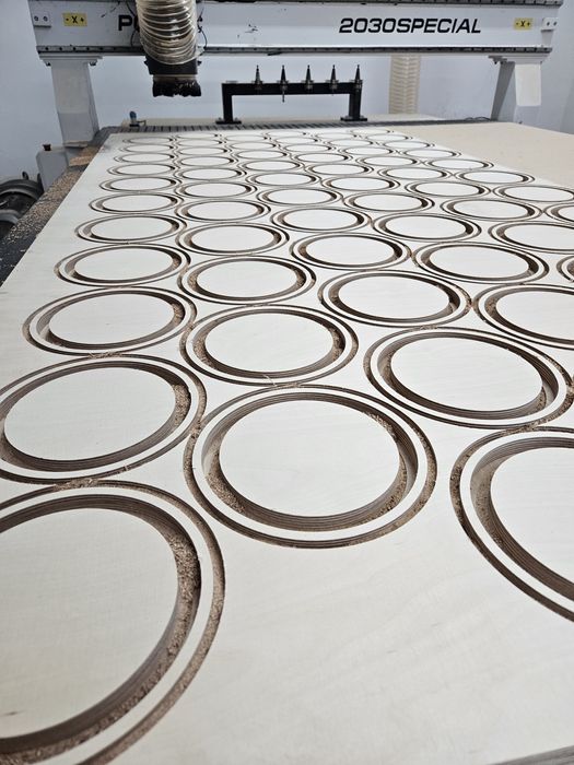 Frezowanie CNC | Cięcie | Sklejka | MDF | Tworzywa