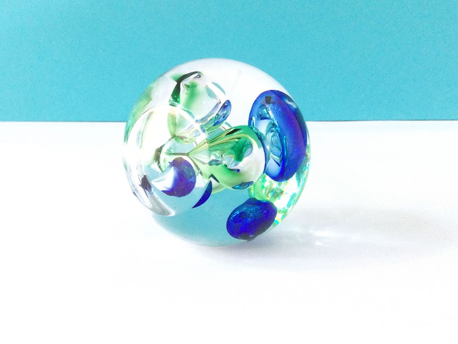 Pisa papéis de Vidro Soprado à Mão, Langham Inglaterra, anos 80