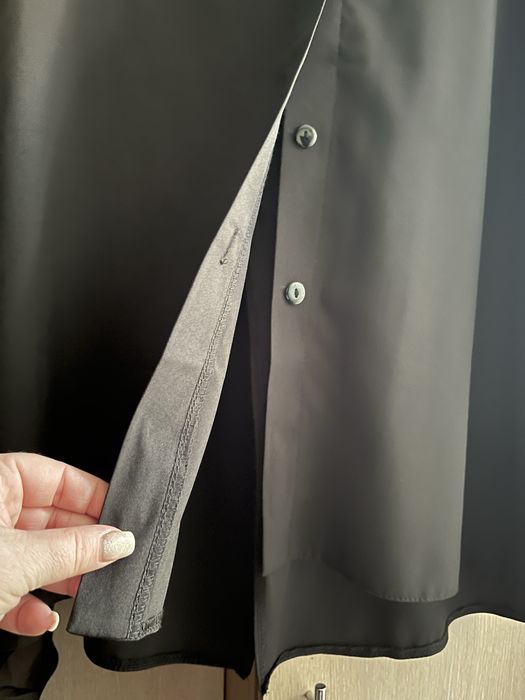 Рубашка чорна великий розмір