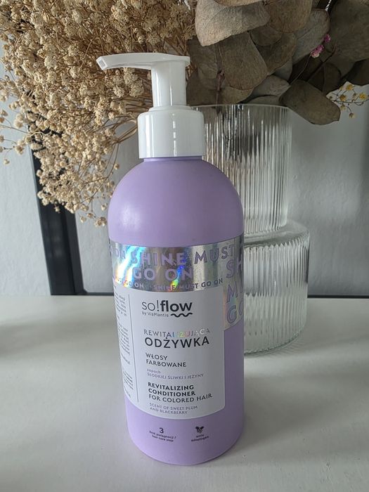 Odżywka do włosów farbowanych so!flow by Vis Plantis 400ml