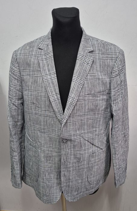 NHP roz. L męski blazer 100 % LEN marynarka w super stanie