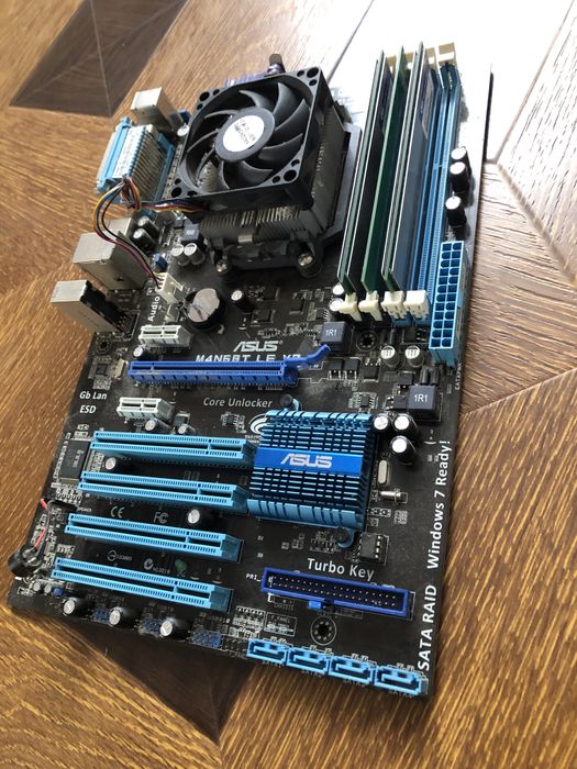 Материнка asus + процессор Amd +10gb ddr3