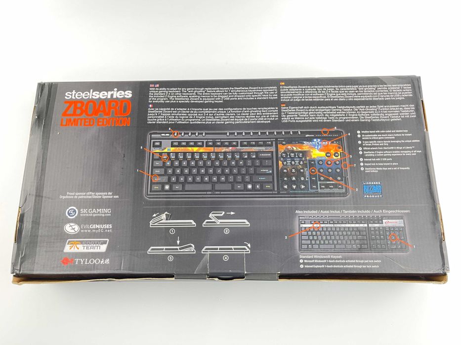 Ексклюзивна клавіатура SteelSeries StarCraft II Limited Edition Zboard