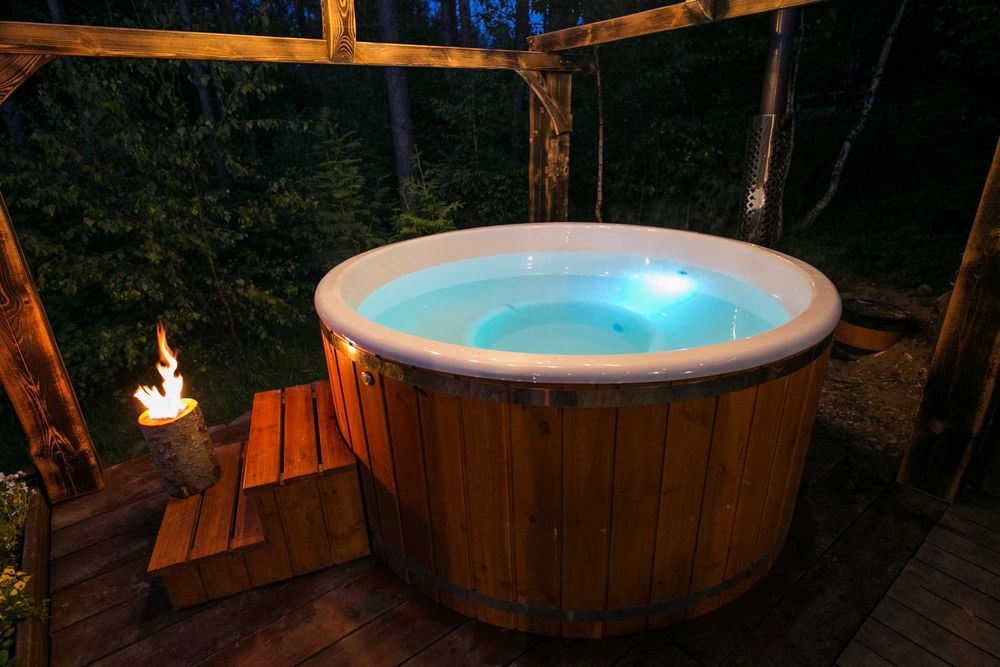 Domek SÓWKA w Lesie Jeziora BASEN Bilard Bania Sauna KASZUBY zapraszam