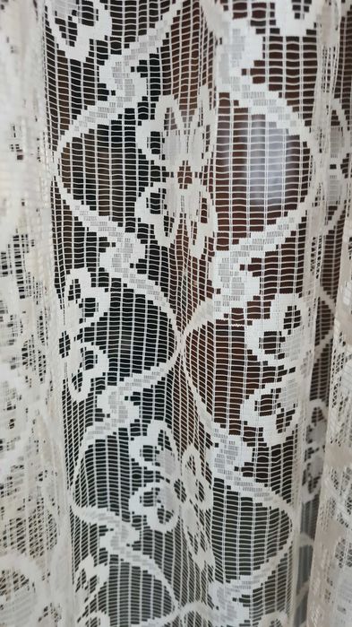 Тюль шифонова з полосками