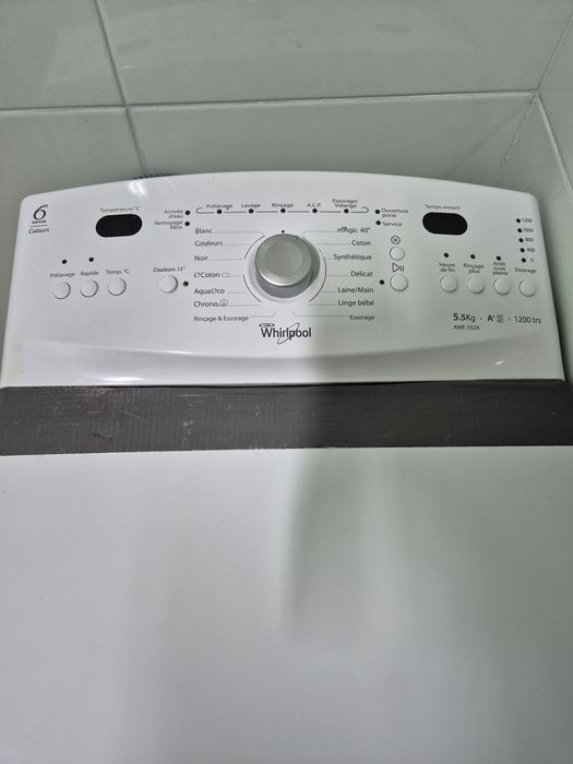 Máquina de lavar roupa Whirpool 6 sense