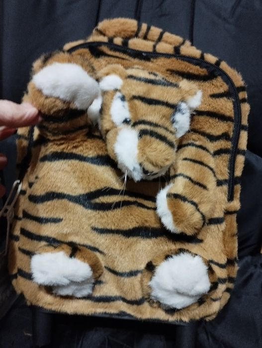 Дитячий рюкзак з хутра