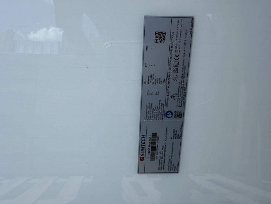 Сонячні панелі монокристал  Suntech 445W