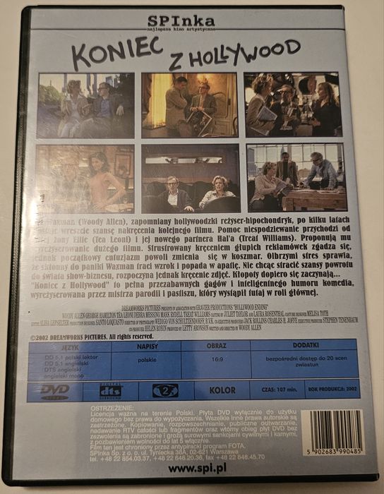 Koniec z Hollywood film dvd Woody Allen