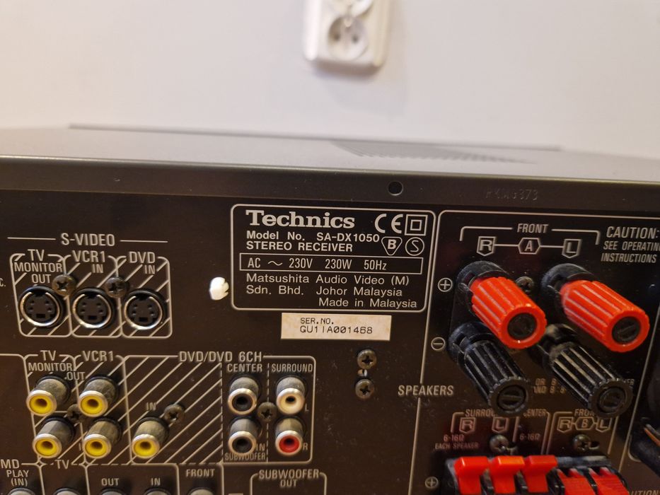 Amplituner technics sa dx 1050 + orginalny pilot