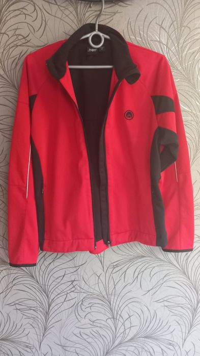 Czerwona kurtka softshell / wiatrówka SHAMP Creative Fashion r. 38 (M